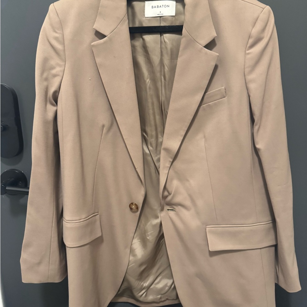Babaton Tan Women's Blazer